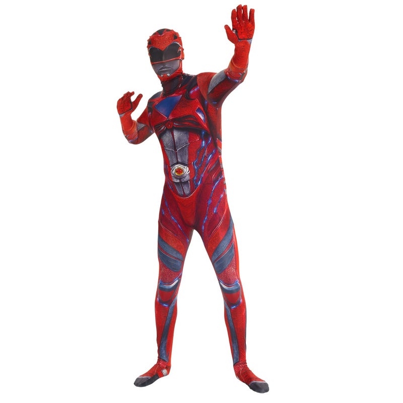 Morphsuits Official Red Deluxe Power Ranger Movie Costume - X-Large - Image 4